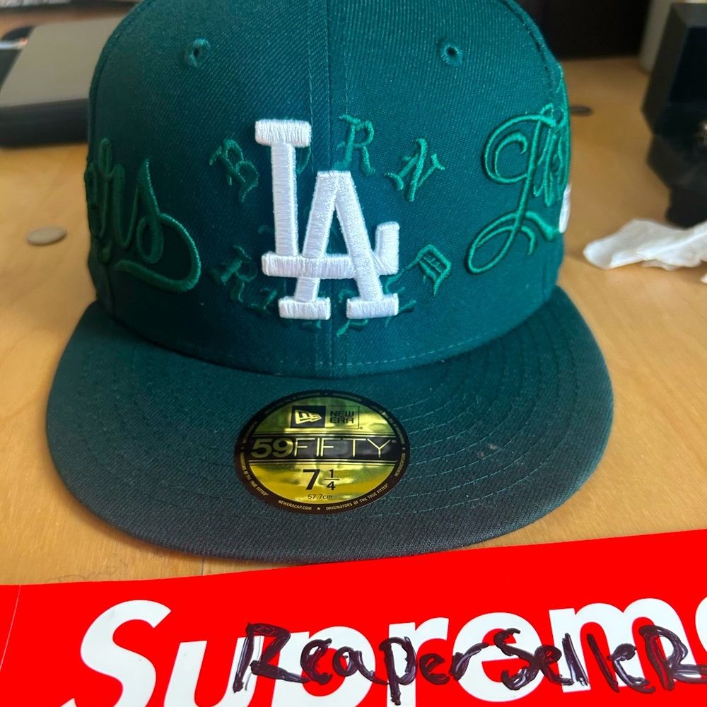 Born x raised x Mister cartoon X la dodgers hat super rare